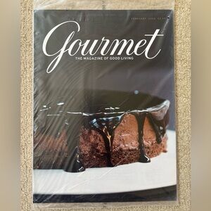 Gourmet Magazine February 2006 Issue NWT NIB